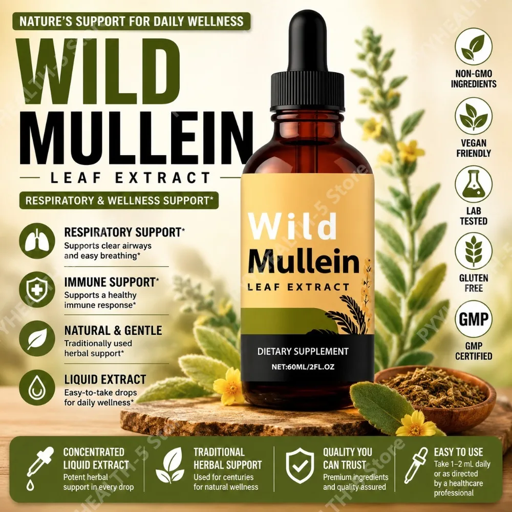 Herbal Wellness Liquid - Krople z liści koziorożca z imbirem,