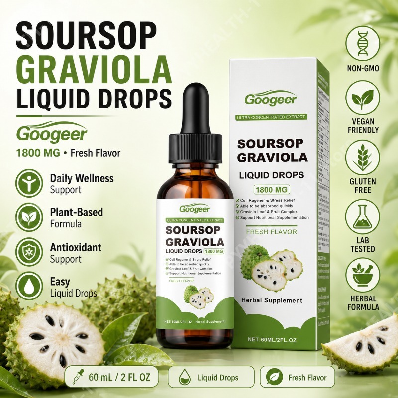 Krople z liści i owoców gravio – Herbal Wellness Blend recenzja i cena
