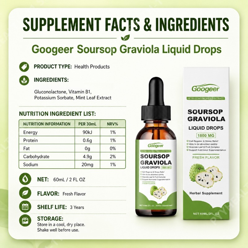 Krople z liści i owoców gravio – Herbal Wellness Blend recenzja i cena