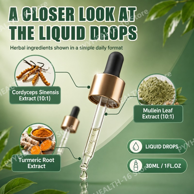 Krople ziołowe Cordyceps Sinen – Herbal Wellness Liquid recenzja i cena