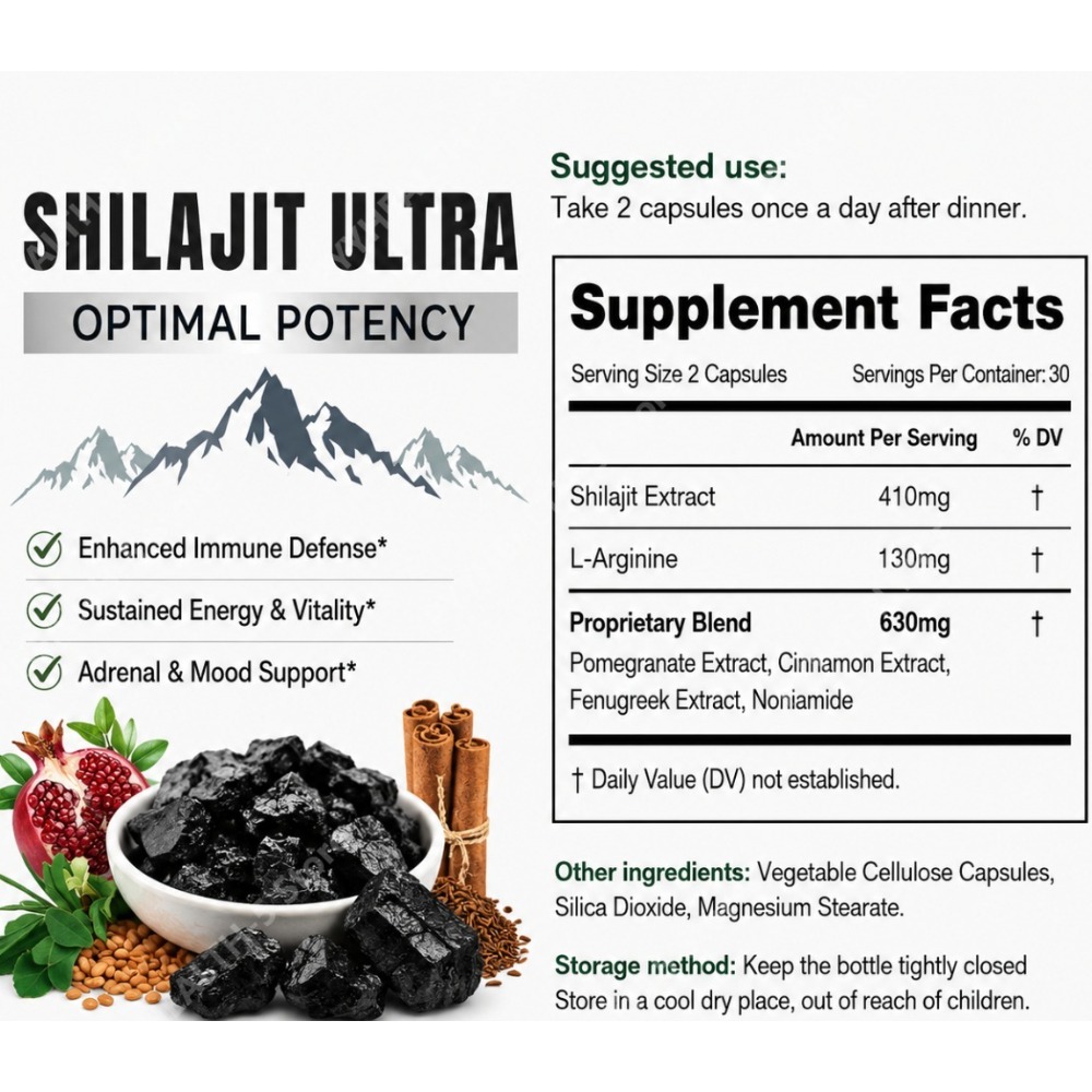 Shilajit Herbal Blend Suppleme – Herbal Wellness Blend recenzja i cena