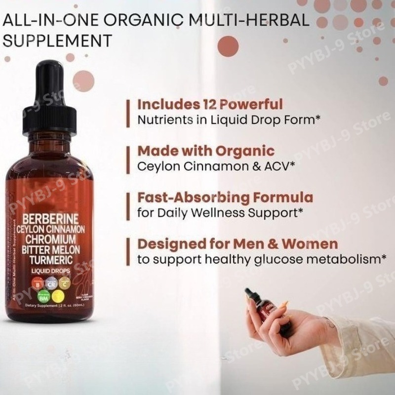 Berberyna Chrom Kurkuma Żeń-sz – Herbal Wellness Liquid recenzja i cena