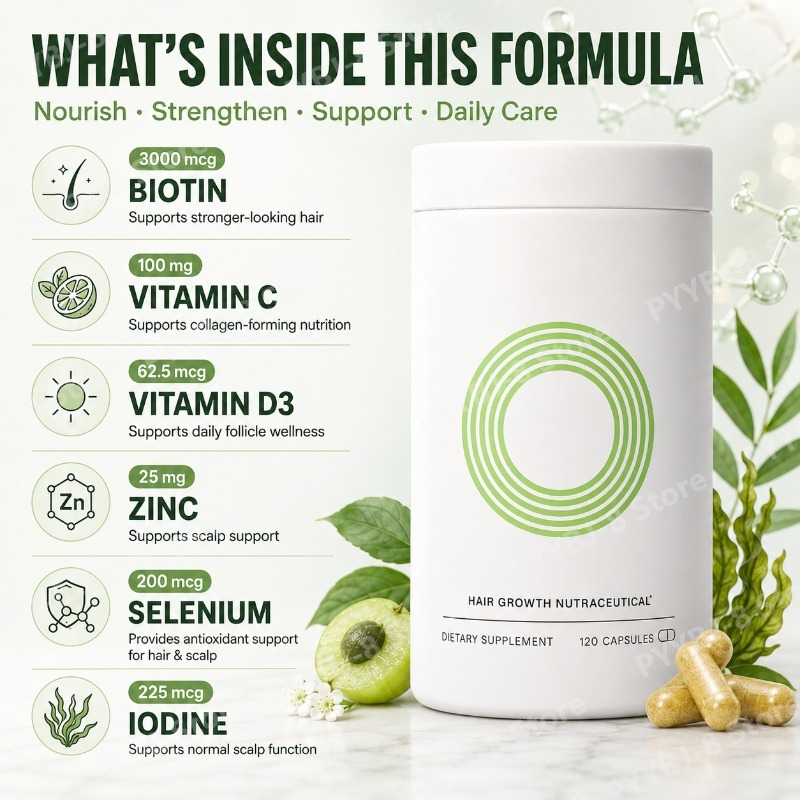 120 kapsułek na zdrowie włosów – Herbal Wellness Blend recenzja i cena